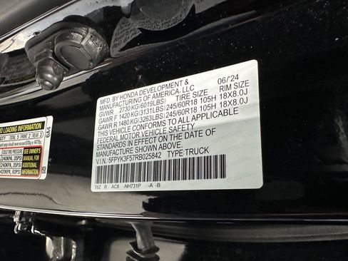 Certified 2024 Honda Ridgeline RTL image 16