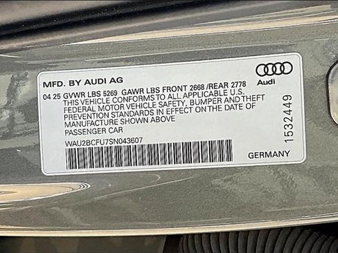 Used 2025 Audi A5 2.0T Premium Plus w/ Premium Plus image 35