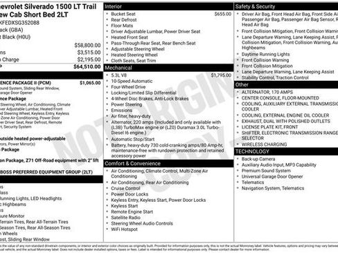 Used 2025 Chevrolet Silverado 1500 LT Trail Boss w/ Convenience Package II AWD/4WD image 6