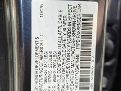 New 2025 Honda Accord SE image 17