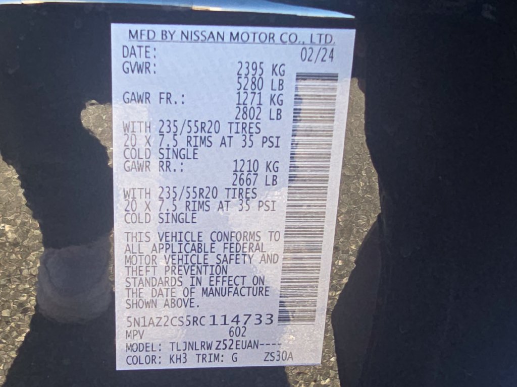 Used 2024 Nissan Murano SL AWD/4WD image 11
