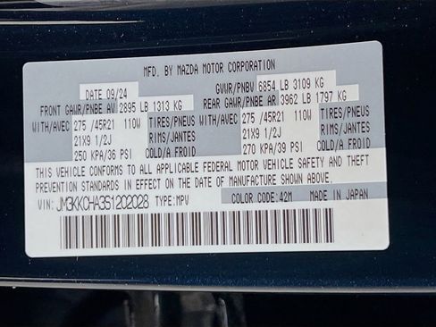 Certified 2025 MAZDA CX-90 Plug-In Hybrid w/Premium Sport image 39