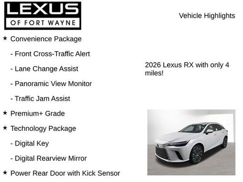 New 2026 Lexus RX 350 Premium Plus AWD/4WD image 7