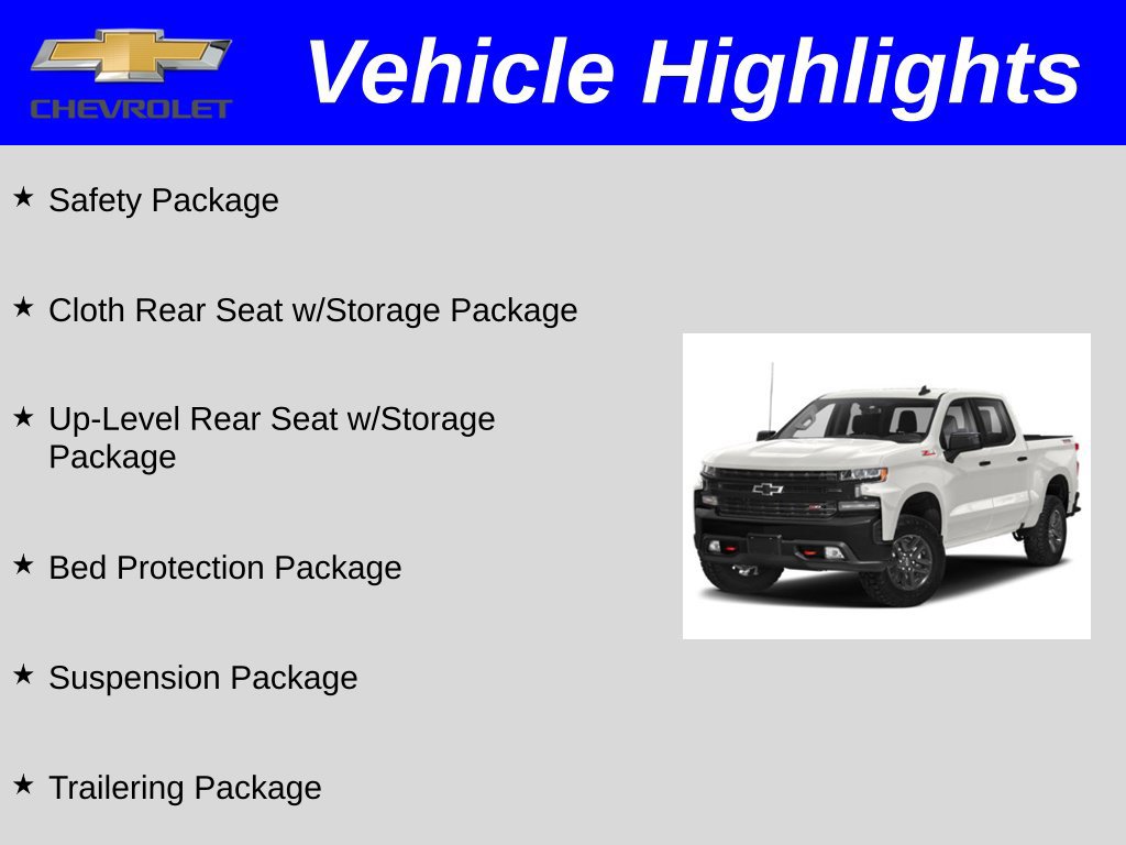 Used 2021 Chevrolet Silverado 1500 LT Trail Boss w/ Convenience Package II AWD/4WD image 3