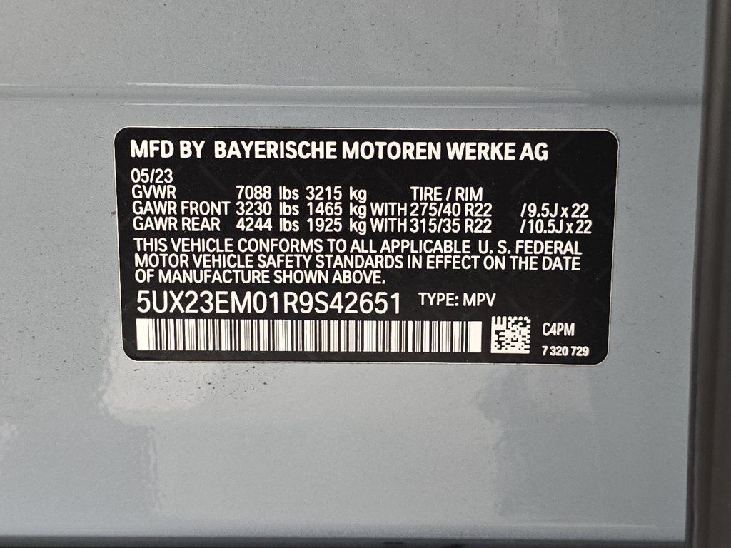 Certified 2024 BMW X7 xDrive40i w/ M Sport Package AWD/4WD image 31