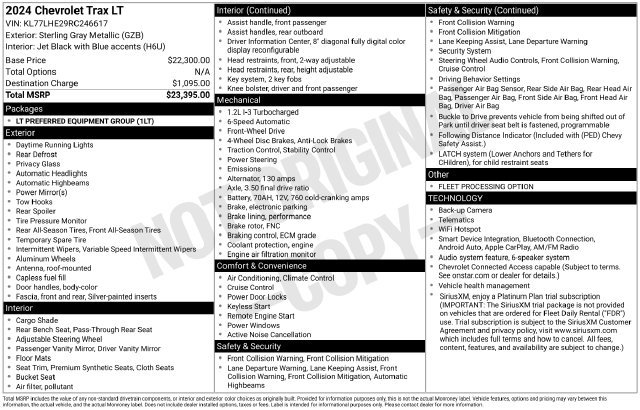 Used 2024 Chevrolet Trax LT FWD image 6