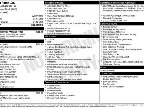 Used 2023 Kia Forte LXS w/ LXS Technology Package FWD image 15