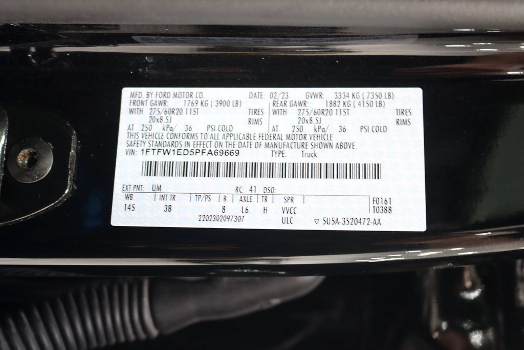 Used 2023 Ford F150 Platinum w/ Equipment Group 701A High AWD/4WD image 46