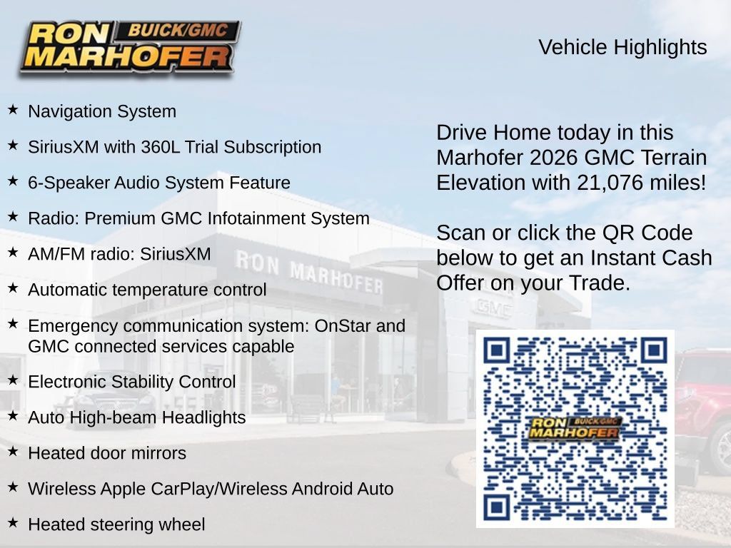 Used 2026 GMC Terrain Elevation AWD/4WD image 14