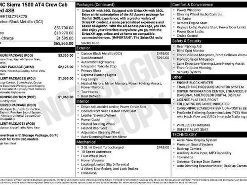 Used 2020 GMC Sierra 1500 AT4 w/ AT4 Premium Package AWD/4WD image 14