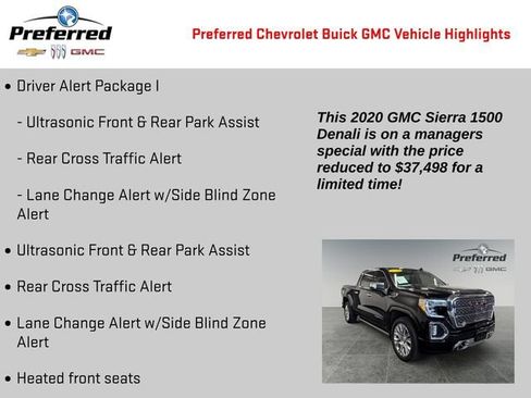 Certified 2020 GMC Sierra 1500 Denali w/ Denali Ultimate Package AWD/4WD image 2
