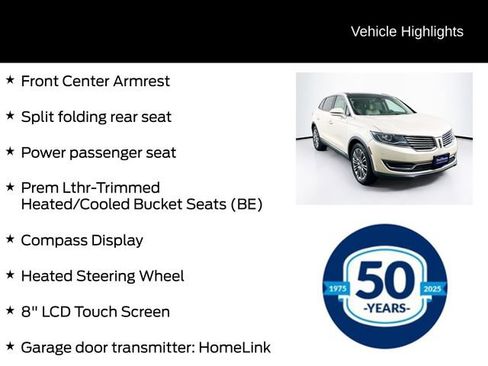 Used 2016 Lincoln MKX Reserve w/ Climate Package image 16