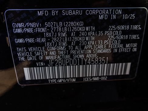 New 2026 Subaru Outback Limited image 48