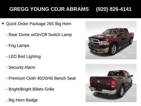 Used 2017 RAM 1500 Big Horn AWD/4WD image 19