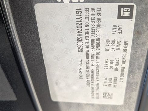 Used 2017 Chevrolet Corvette Grand Sport image 34