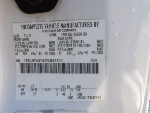 Used 2016 Ford F450 XL w/ XL Value Package RWD image 12