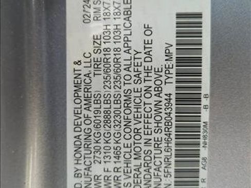 Used 2024 Honda Odyssey EX-L image 11