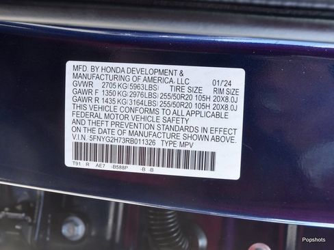 Certified 2024 Honda Pilot Touring image 25