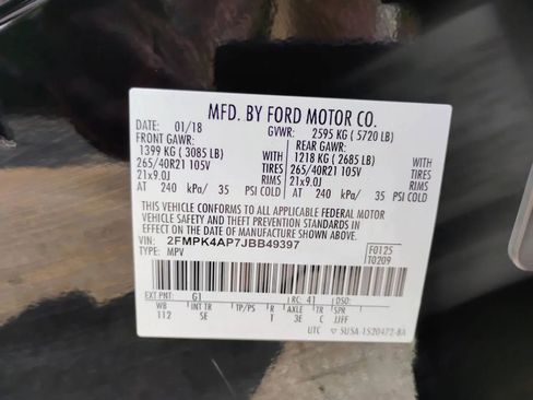 Used 2018 Ford Edge Sport w/ Equipment Group 401A image 32