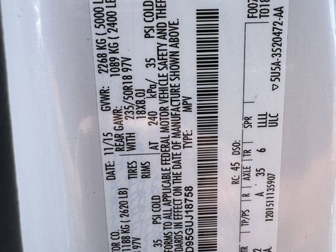 Used 2016 Lincoln MKC Premiere image 16