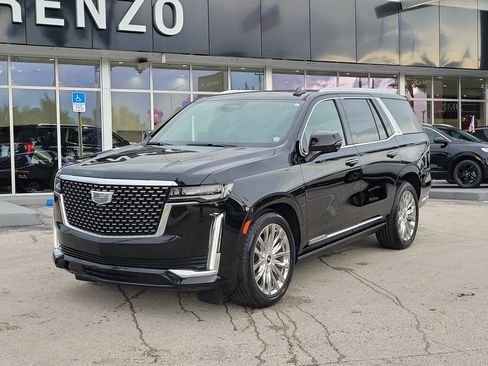 Used 2021 Cadillac Escalade Premium Luxury w/ Driver Assist Tech Package RWD image 1
