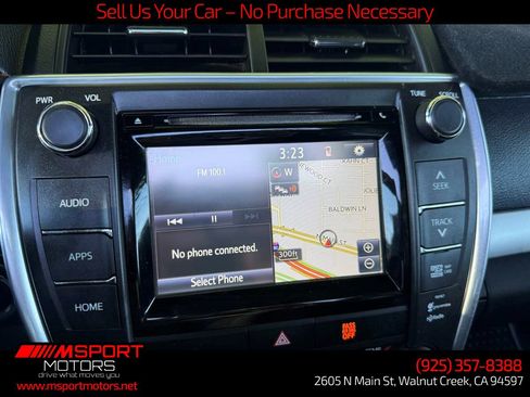 Used 2015 Toyota Camry XSE w/ Moonroof Package FWD image 19