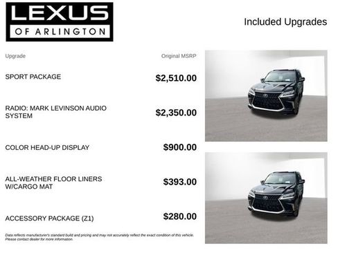 Used 2020 Lexus LX 570 4WD w/ Sport Package image 4
