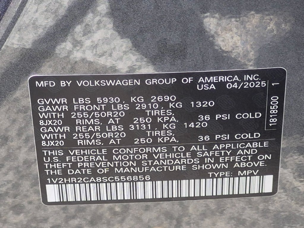 Used 2025 Volkswagen Atlas SE AWD/4WD image 36