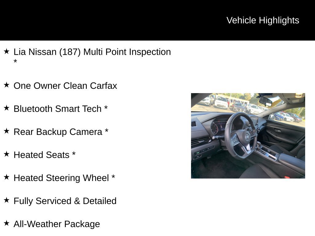 Used 2023 Nissan Sentra SV w/ All-Weather Package FWD image 11