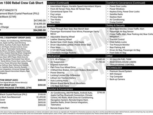 Used 2019 RAM 1500 Rebel w/ Rebel Level 2 Equipment Group image 44
