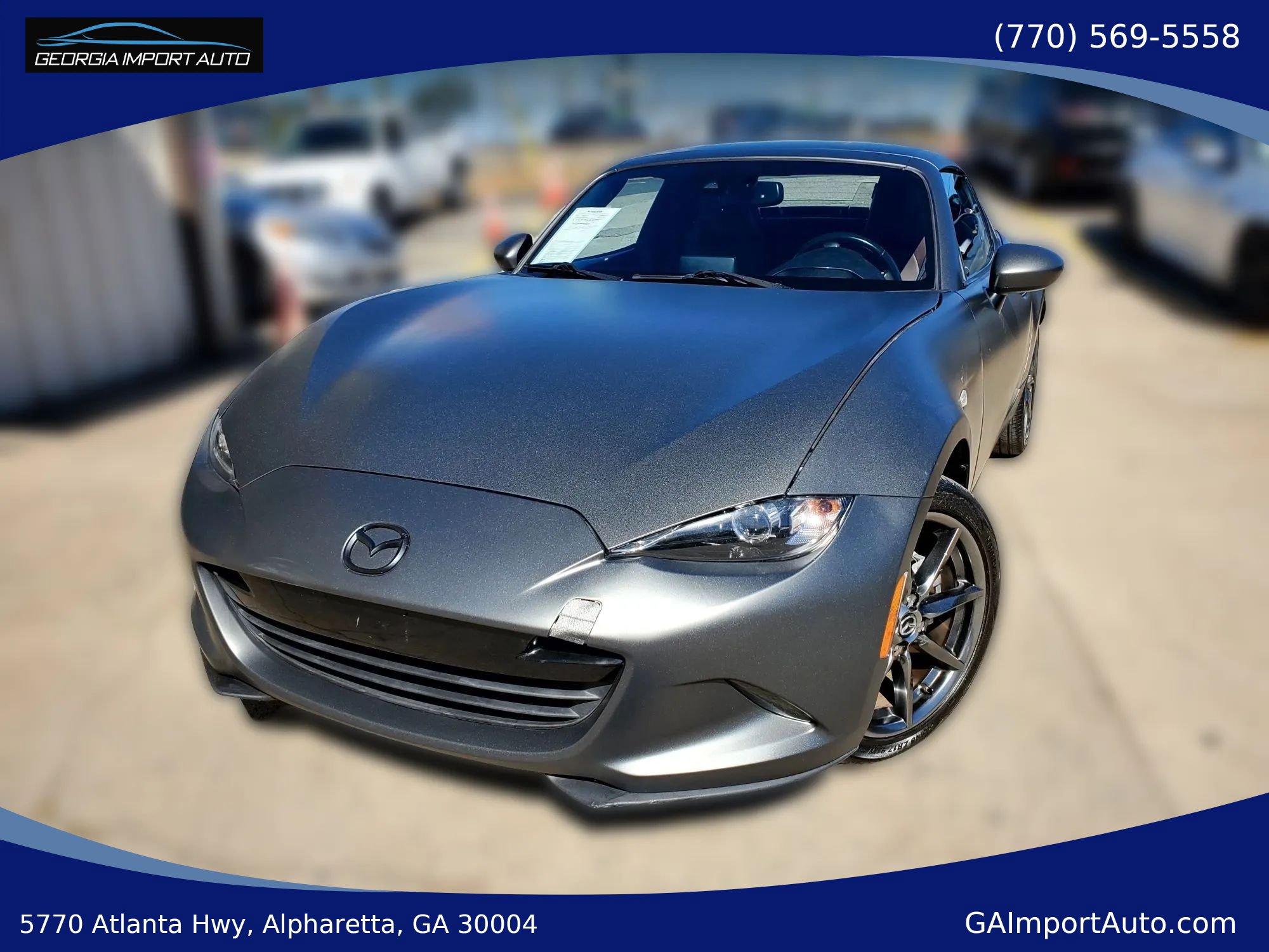 Used 2019 MAZDA MX-5 Miata RF Grand Touring RWD image 1