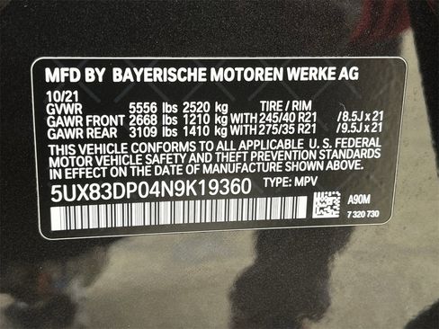 Used 2022 BMW X3 M40i w/ Parking Assistance Package image 31