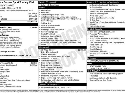New 2026 Buick Enclave Sport Touring w/ Power Package image 39