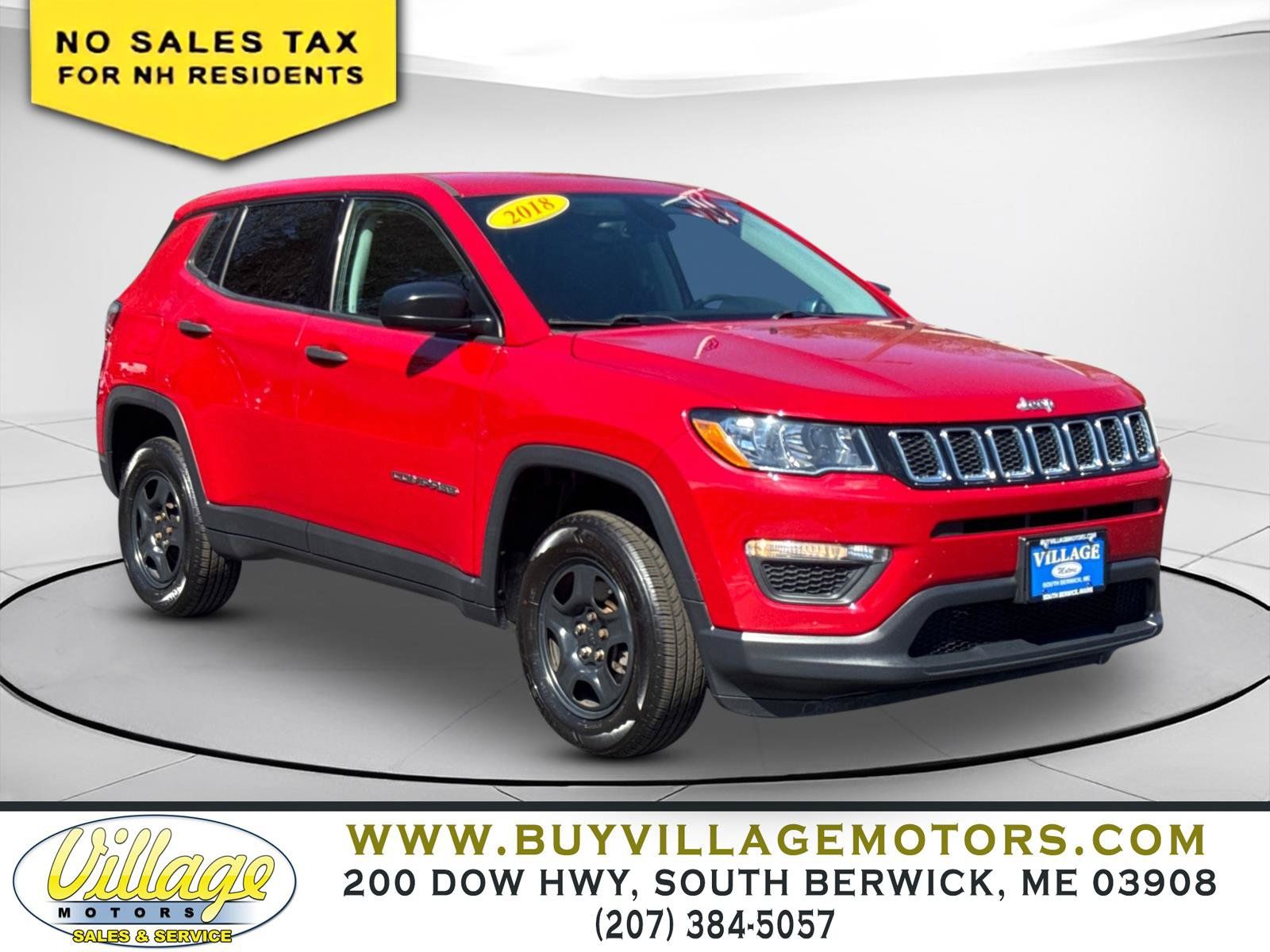 Used 2018 Jeep Compass Sport AWD/4WD image 1