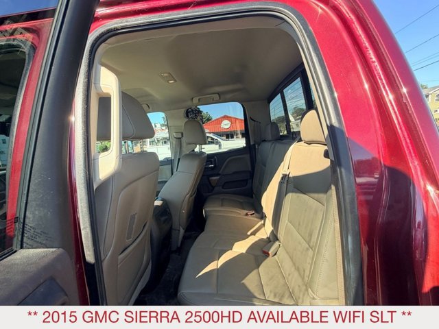 Used 2015 GMC Sierra 2500 SLT w/ Driver Alert Package AWD/4WD image 11