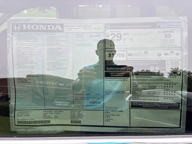 New 2026 Honda CR-V LX image 4