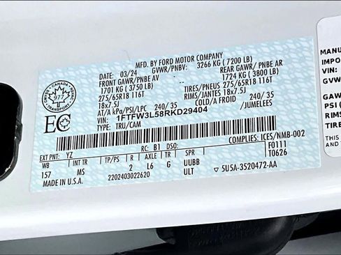 Used 2024 Ford F150 XLT w/ Tow/Haul Package image 21