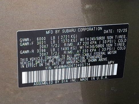 New 2026 Subaru Ascent Limited image 18