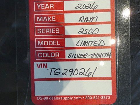 New 2026 RAM 2500 Limited AWD/4WD image 39