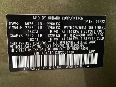 Used 2023 Subaru Outback Onyx Edition XT AWD/4WD image 27