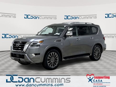 Used 2022 Nissan Armada Platinum w/ Captain's Chairs Package image 1