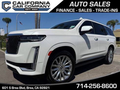 Used 2021 Cadillac Escalade Premium Luxury w/ Driver Assist Tech Package AWD/4WD image 1
