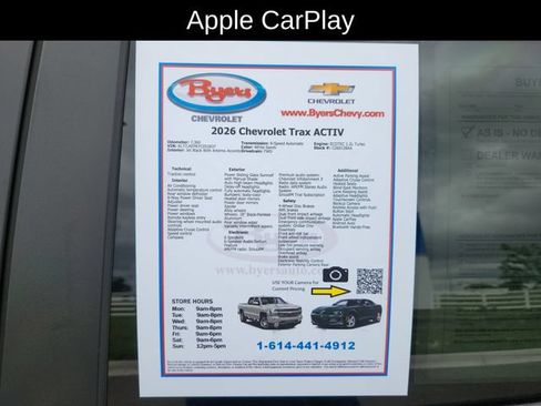 Used 2026 Chevrolet Trax ACTIV w/ Sunroof Package FWD image 13