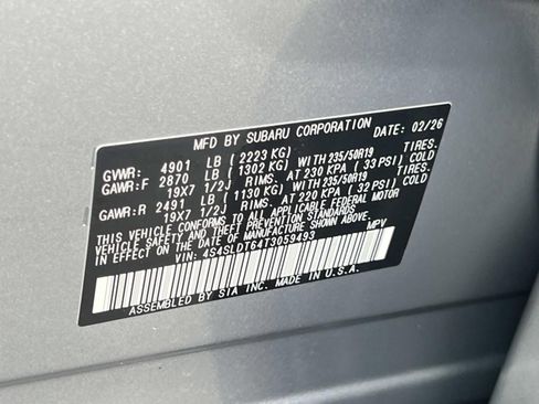 New 2026 Subaru Forester Touring image 27