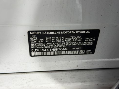 Used 2022 BMW X5 xDrive40i w/ M Sport Package image 22