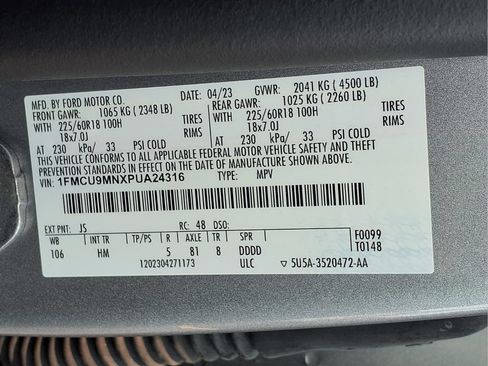 Used 2023 Ford Escape ST-Line w/ Tech Pack #1 AWD/4WD image 21