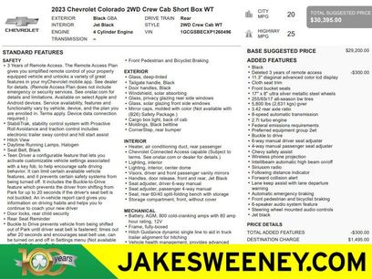 Certified 2023 Chevrolet Colorado W/T