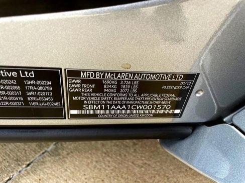 Used 2012 McLaren MP4-12C Base image 41