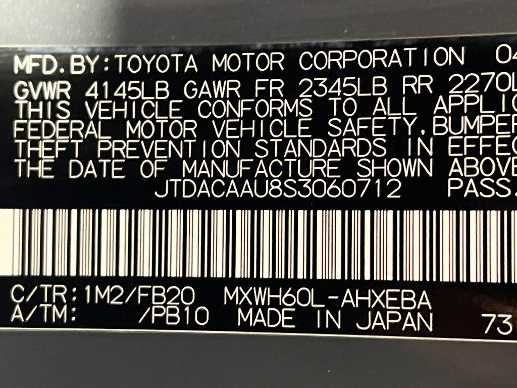 Certified 2025 Toyota Prius LE FWD image 28