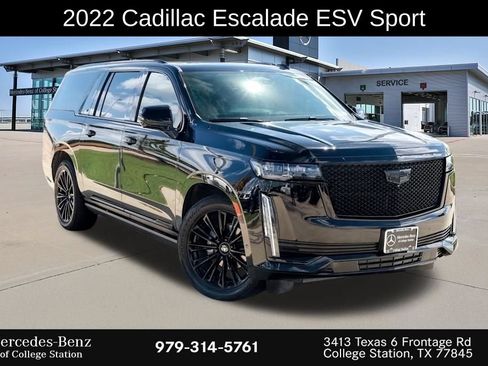 Used 2022 Cadillac Escalade ESV Sport w/ Touring Package RWD image 1